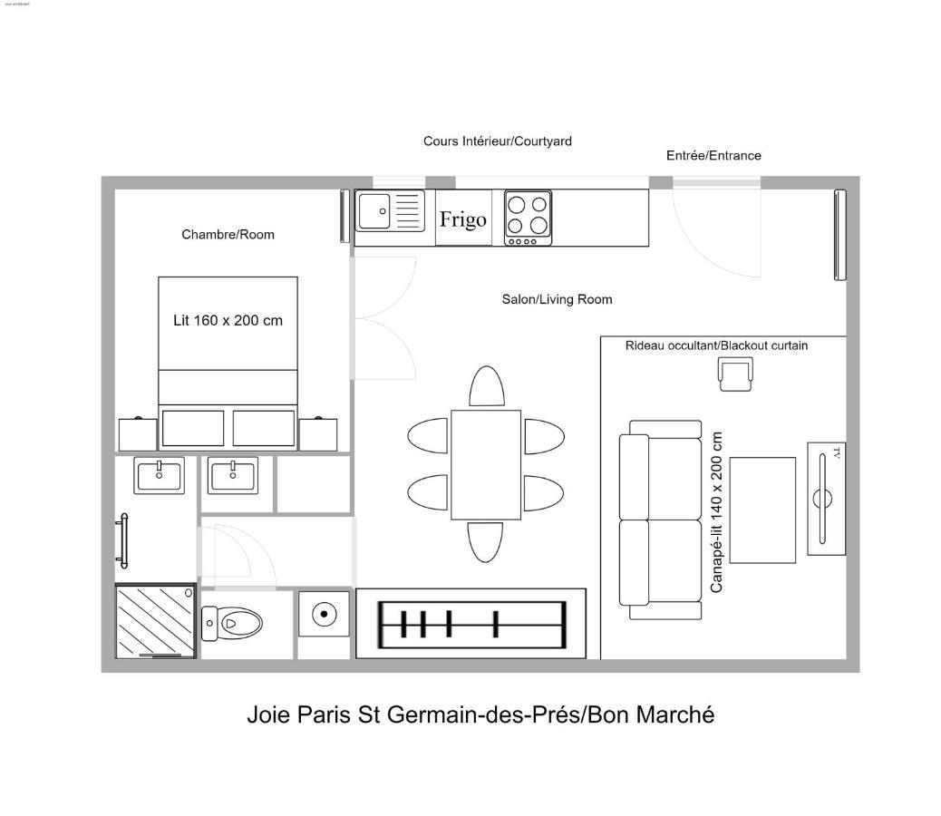 דירות Joie Paris St Germain-Des-Pres - Bon Marche מראה חיצוני תמונה